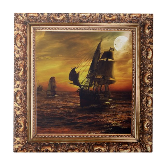 Galleons in the Moonlight image Tile (Front)