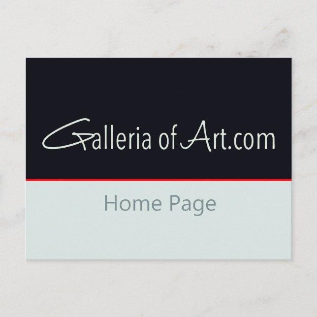 Galleria of Art.com Postcard (Front)