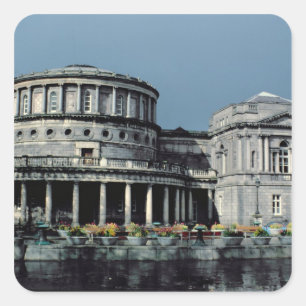 Gallery Exterior Square Sticker