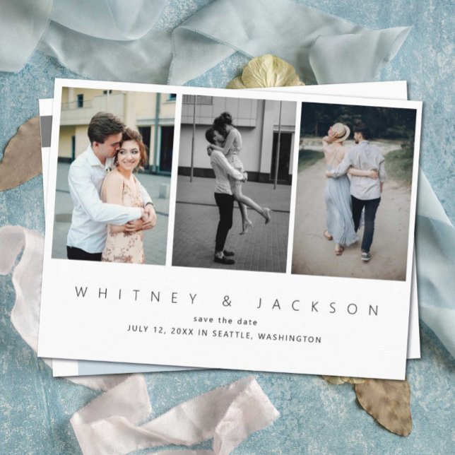 Gallery Multi Photo Save the Date Postcard (Creator Uploaded)