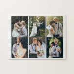 Gallery of 6 Personalized Photo Jigsaw Puzzle<br><div class="desc">Gallery of 6 Personalized Photo design. Use your favourite photos to make a beautiful keepsake for yourself or a special gift for a friend or family member.</div>