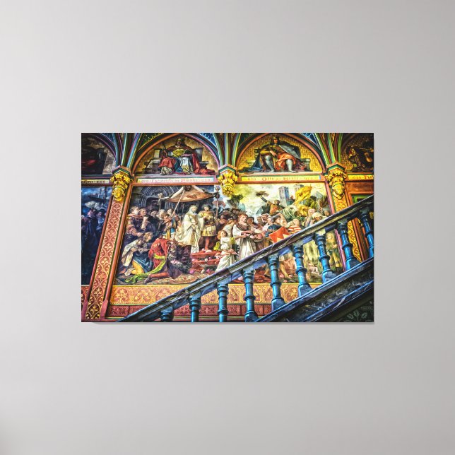 Gallery of Ancestors Vintage Painting Canvas Print (Front)