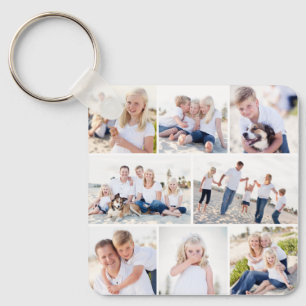 Gallery Of Eight Personalized Color Photo Keychain