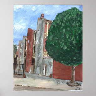 Gallery Row at Camp St and Julia, Poster