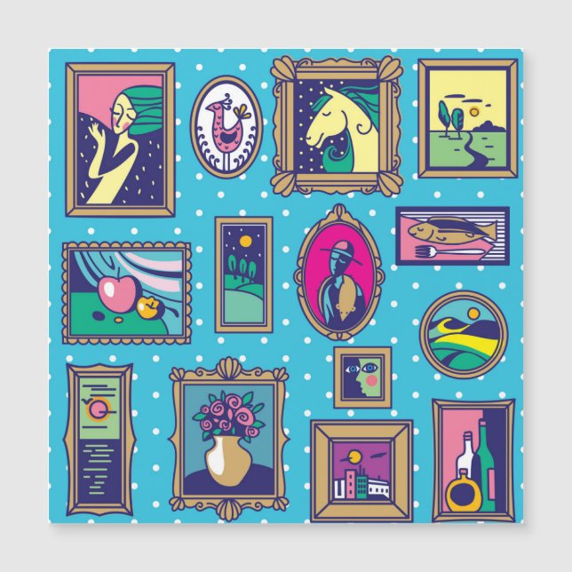 Gallery Wall: Diverse Picture Collection (Front)