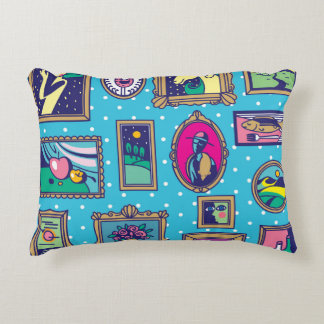 Gallery Wall: Diverse Picture Collection Accent Pillow
