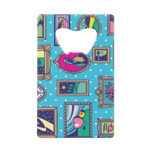 Gallery Wall: Diverse Picture Collection Credit Card Bottle Opener