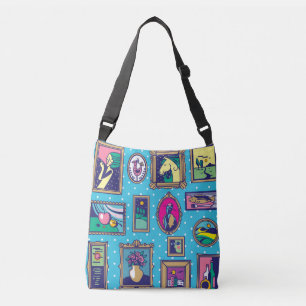 Gallery Wall: Diverse Picture Collection Crossbody Bag