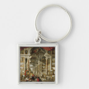 Gallery with Views of Modern Rome, 1759 Keychain
