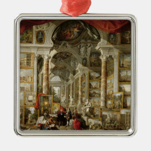 Gallery with Views of Modern Rome, 1759 Metal Ornament