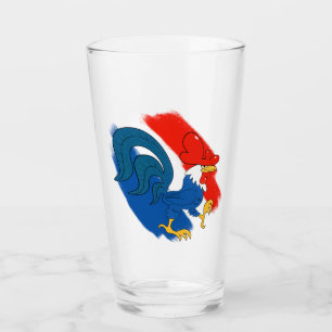 Gallic Rooster Glass