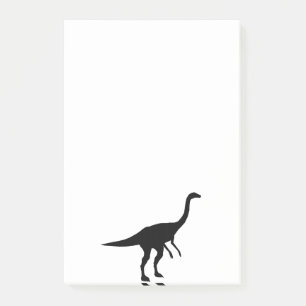Gallimimus Dino Dinosaur Silhouette Post-it Notes