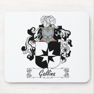 Gallina Family Crest Mouse Pad