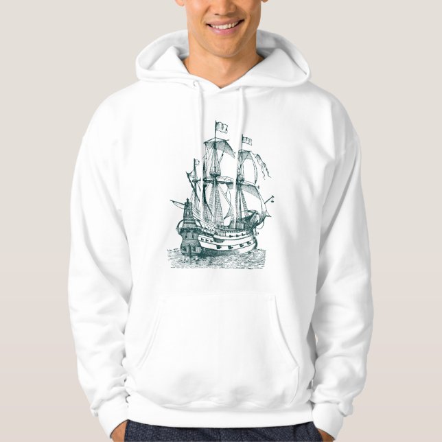 Gallion - Dark Green Hoodie (Front)