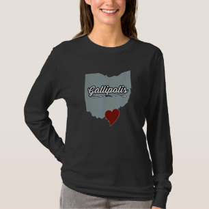 Gallipolis  Ohio OH City State USA  Cute Souvenir T-Shirt