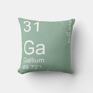 Gallium Throw Pillow