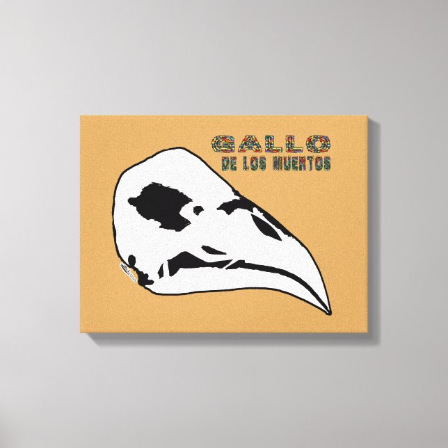Gallo De Los Muertos Canvas Print (Front)