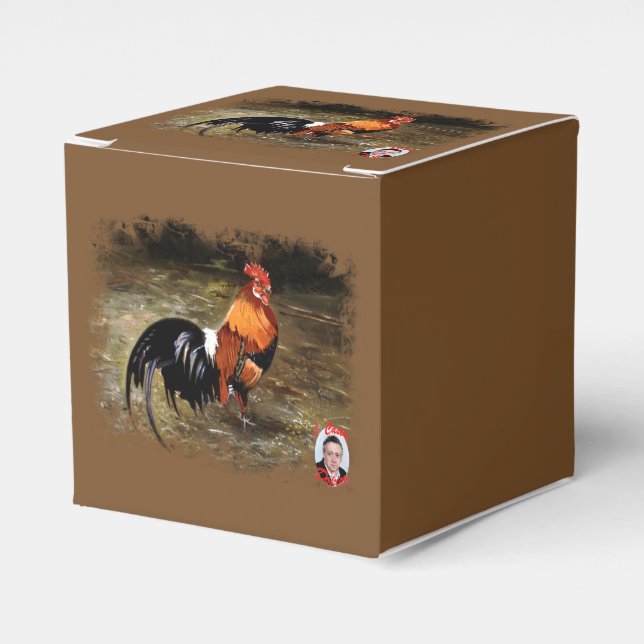 Gallo/Galo/Rooster Favor Box (Front Side)