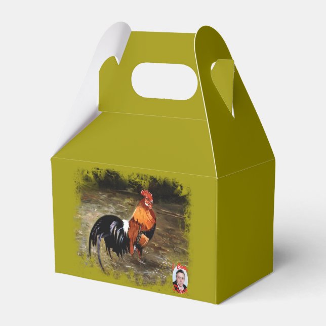 Gallo/Galo/Rooster Favor Box (Back Side)