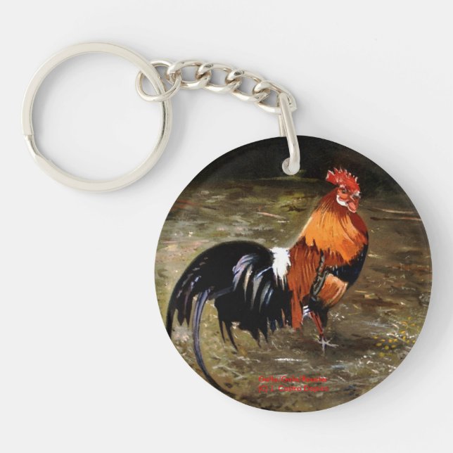 Gallo/Galo/Rooster Keychain (Front)