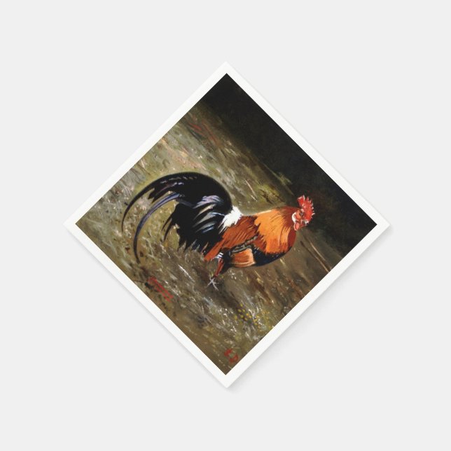 Gallo/Galo/Rooster Napkin (Corner)