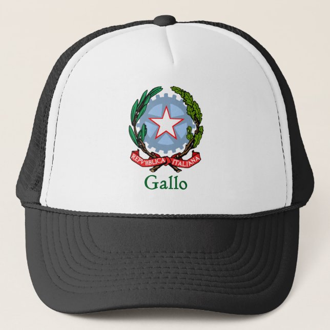 Gallo Republic of Italy Trucker Hat (Front)