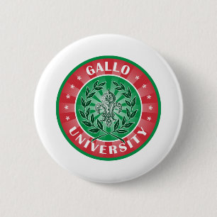 Gallo University Italian 2 Inch Round Button