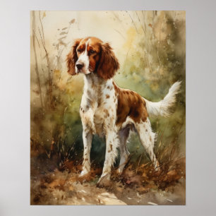 Gallois Springer Spaniel Dog Art Imprimer Poster