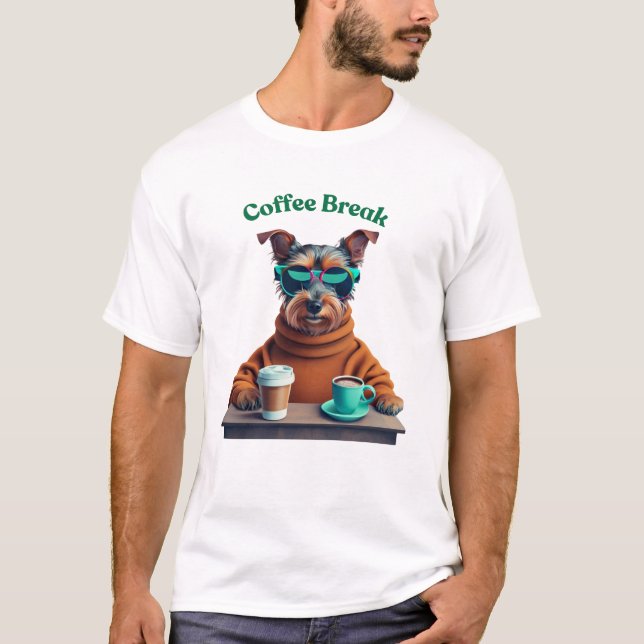 Gallois Terrier Cool Vibes T-Shirt Collection - Di (Devant)