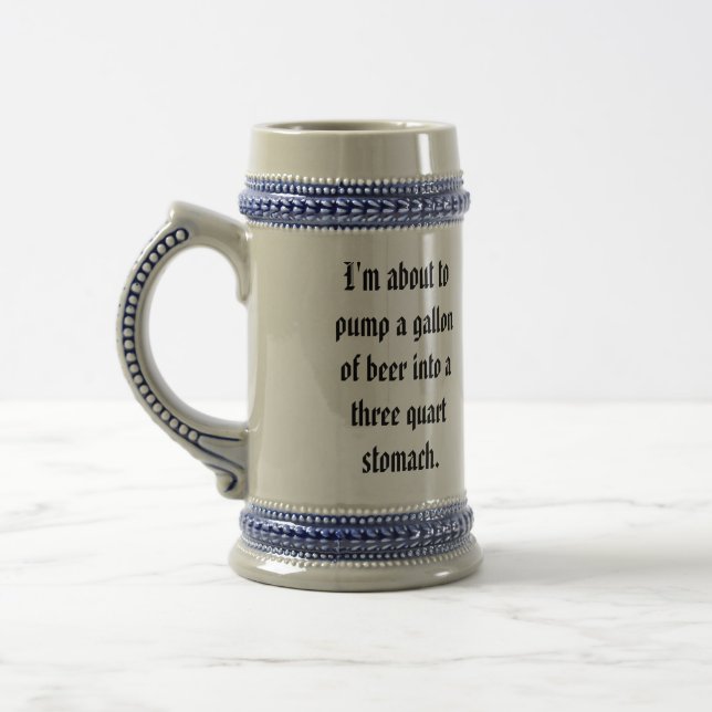 Gallon of beer stein (Left)