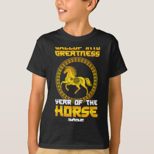 Gallop Into Greatness Year Of The Horse 2026 New Y T-Shirt
