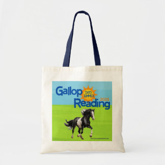 Gallop Into Summer Reading Tote Bag