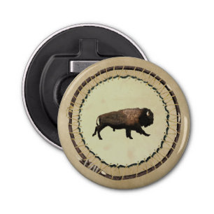Galloping Bison Bottle Opener