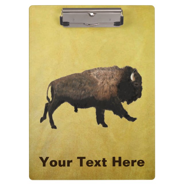 Galloping Bison Clipboard (Front)