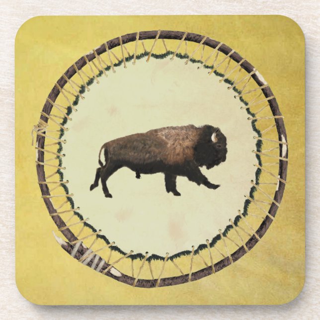 Galloping Bison Coaster (Front)