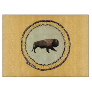 Galloping Bison Cutting Board