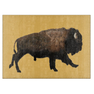 Galloping Bison Cutting Board