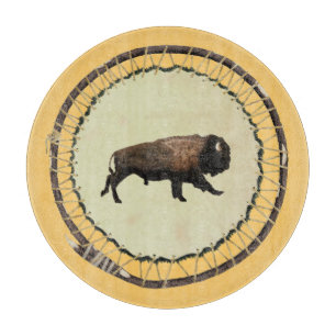 Galloping Bison Cutting Board