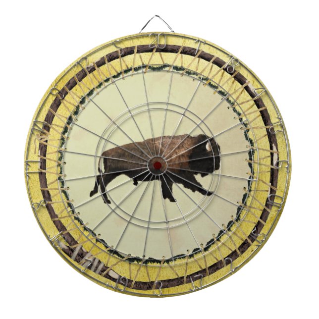 Galloping Bison Dartboard (Front)
