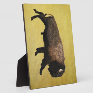 Galloping Bison Plaque