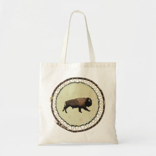 Galloping Bison Tote Bag