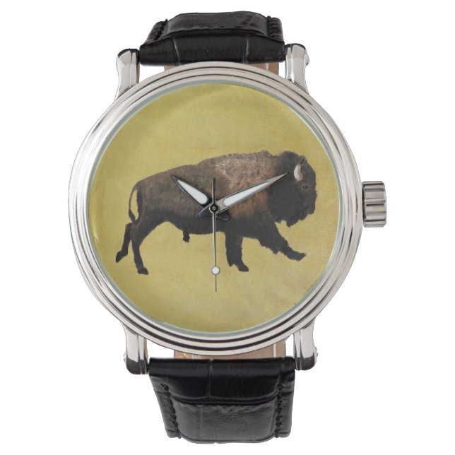 Galloping Bison Watch (Front)