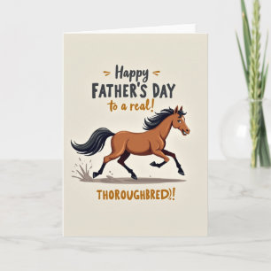 Galloping Fathers Day Card