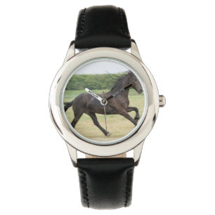 Galloping Friesian Watch