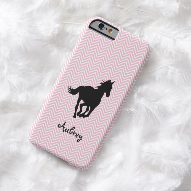 Galloping Horse on Zigzag Personalized Case-Mate iPhone Case (In Situ)