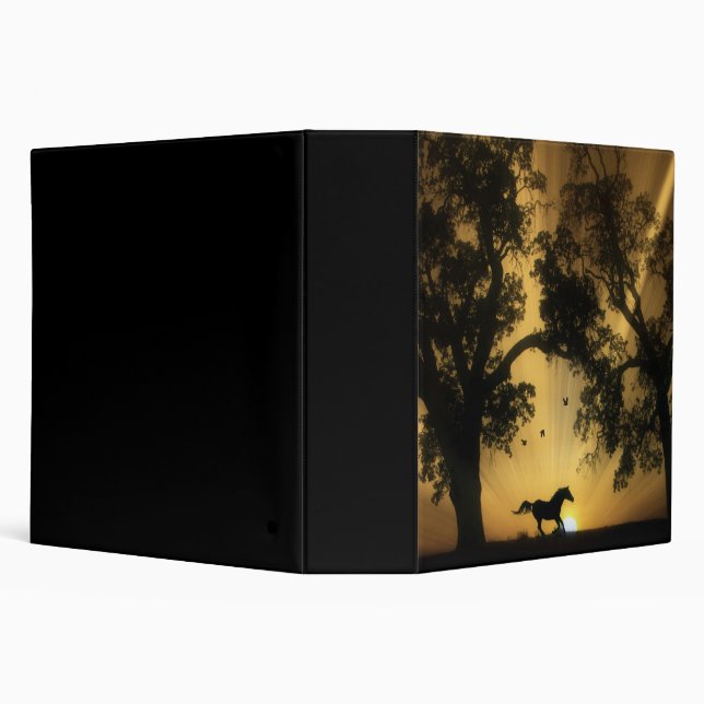 Galloping Horse Three Ring Binder (Background)