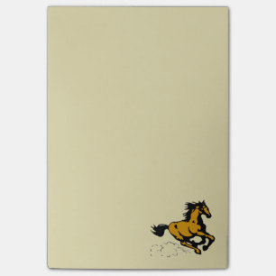 Galloping Horse Wild and Free Post-it Notes
