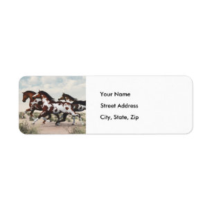 Galloping Horses - Address Labels