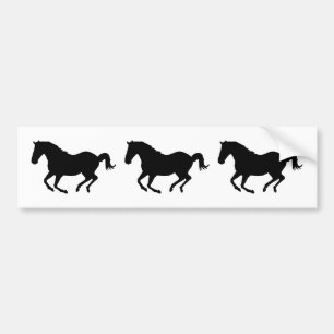 Galloping Horses Bumper Sticker
