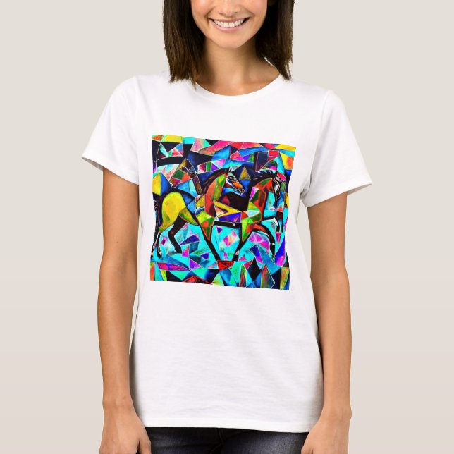 Galloping Horses T-Shirt (Front)